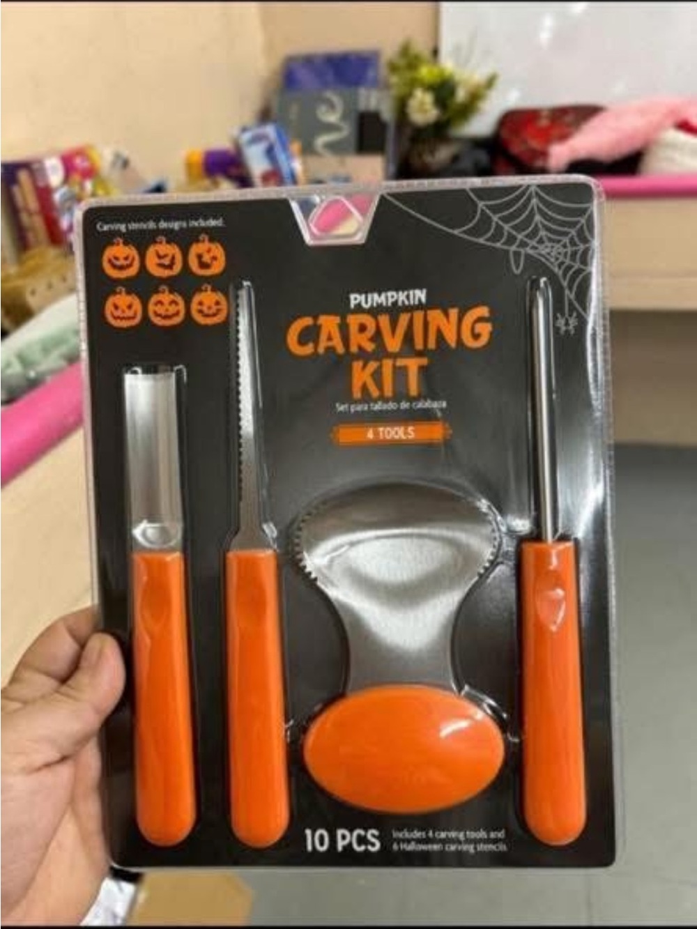 Pumpkin Carving Kit - Orange Handles